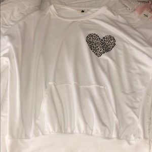 Cute heart sweatshirt